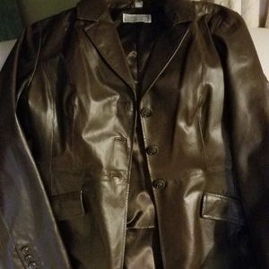Women's leather jacket